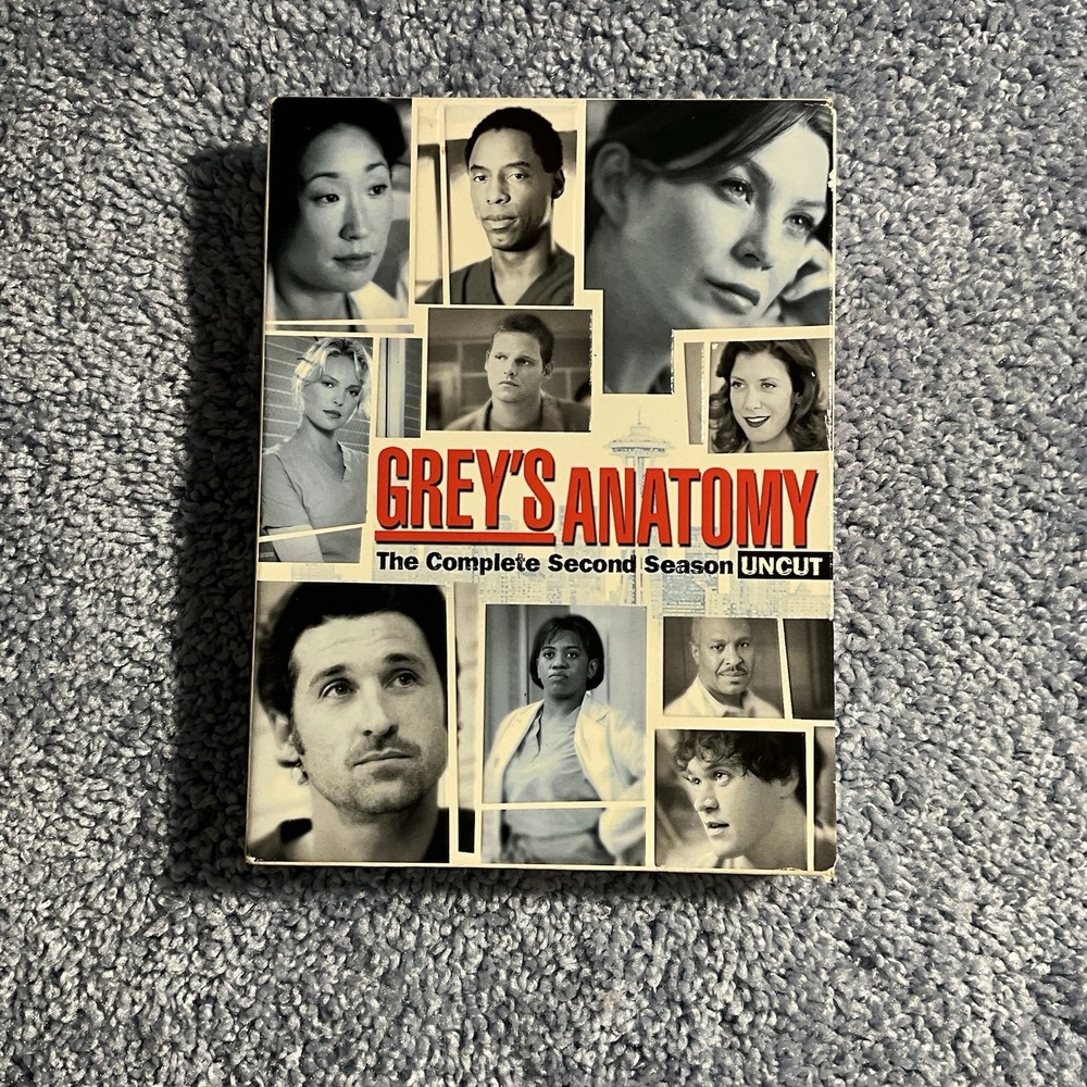 Greys Anatomy - Season 2: Uncut (DVD, 2006, 6-Disc Set)